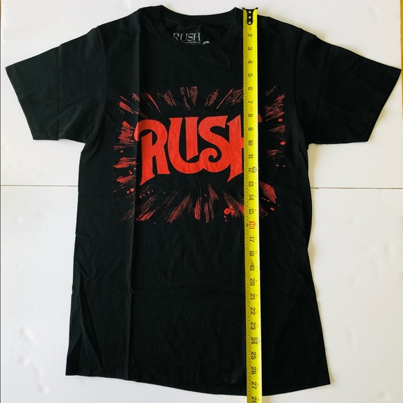 RUSH T Shirt Logos Men’s Short Sleeve Black Size Small/Medium - Picture 4 of 5